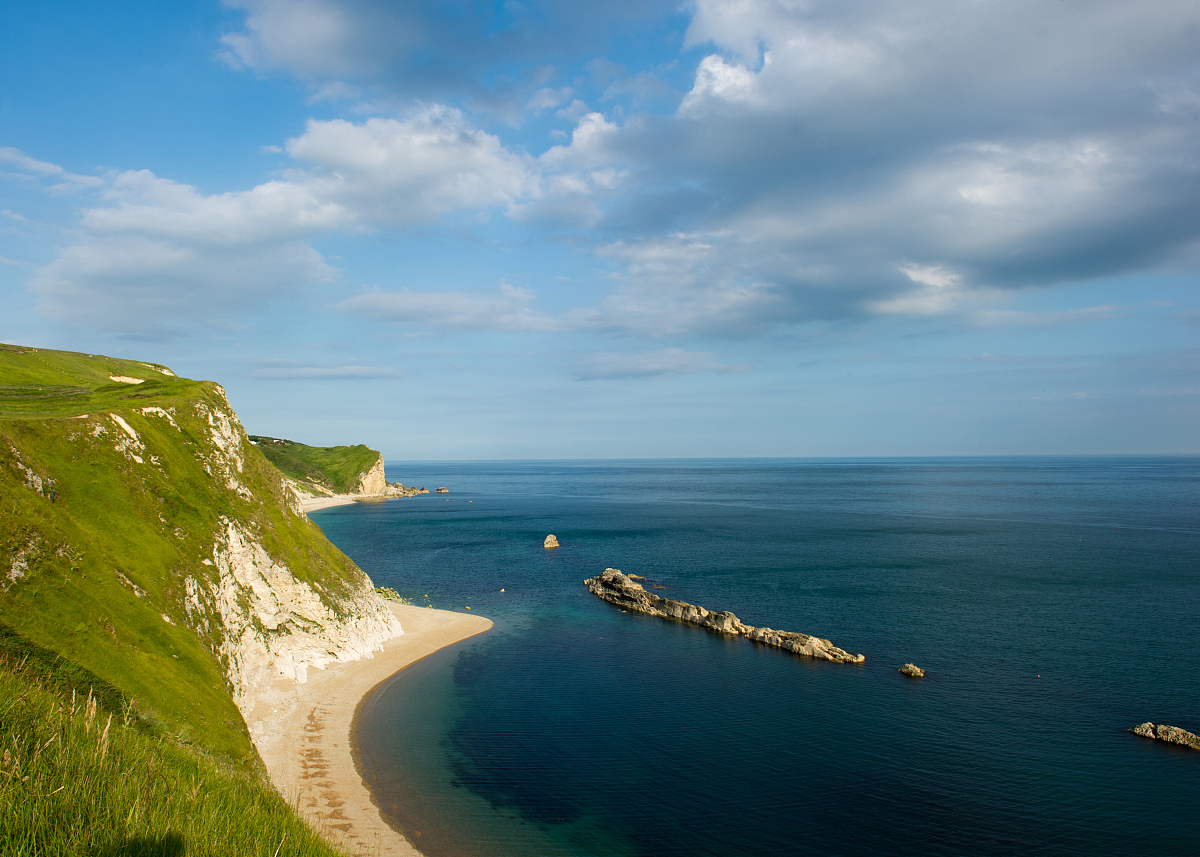 the cliffs of durdle door