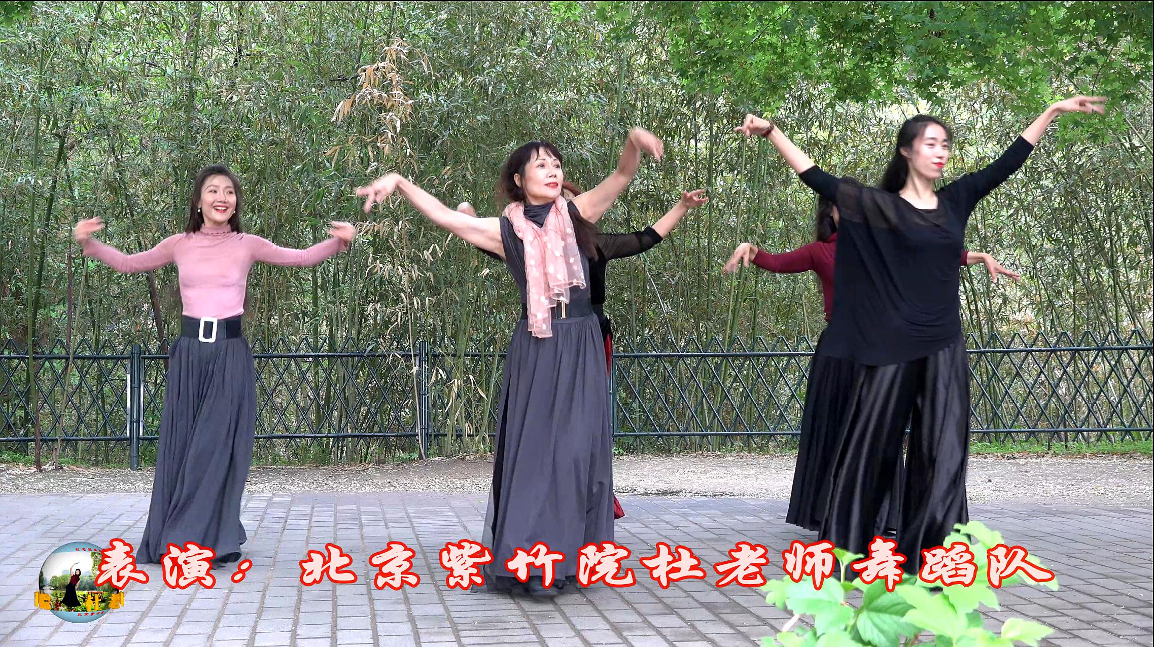 紫竹院广场舞《幸福爱河》,欢快俏皮动感时尚!