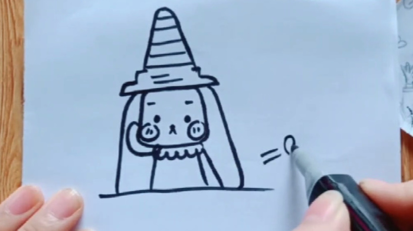 儿童简笔画教程视频大全,保证孩子一分钟学会,方脸小靓妹的画法