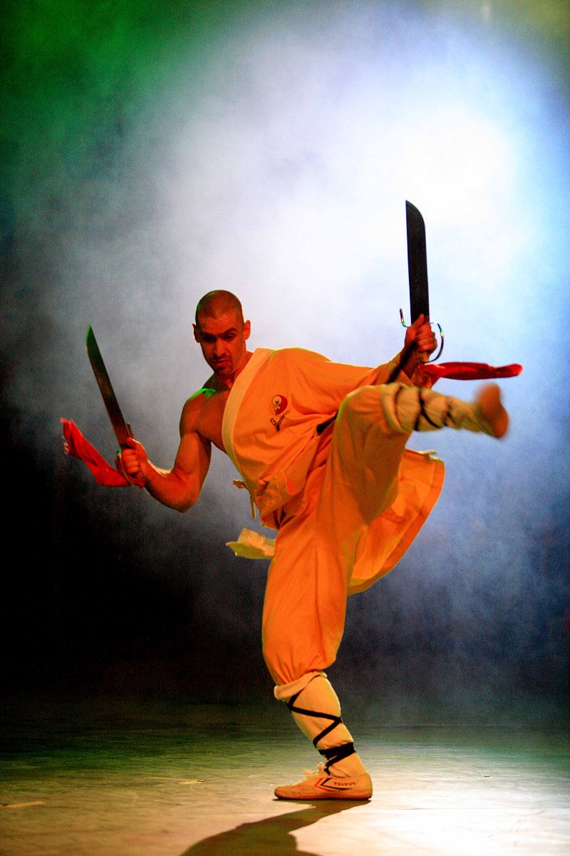 禅武联盟洋弟子表演"传统刀术"+++_+++武术,国际禅武传统功夫武术锦标