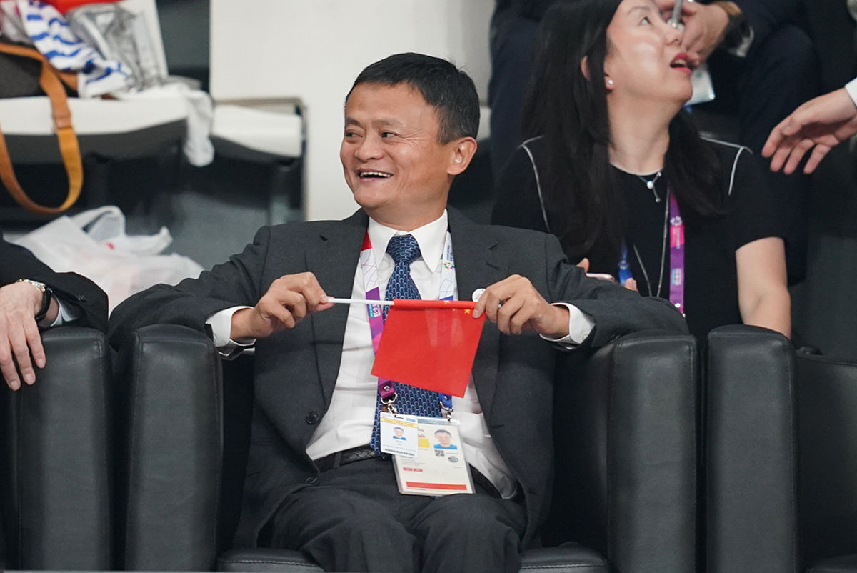 2018年9月1日,印尼,2018雅加达亚运会女排决赛,中国vs泰国.马云
