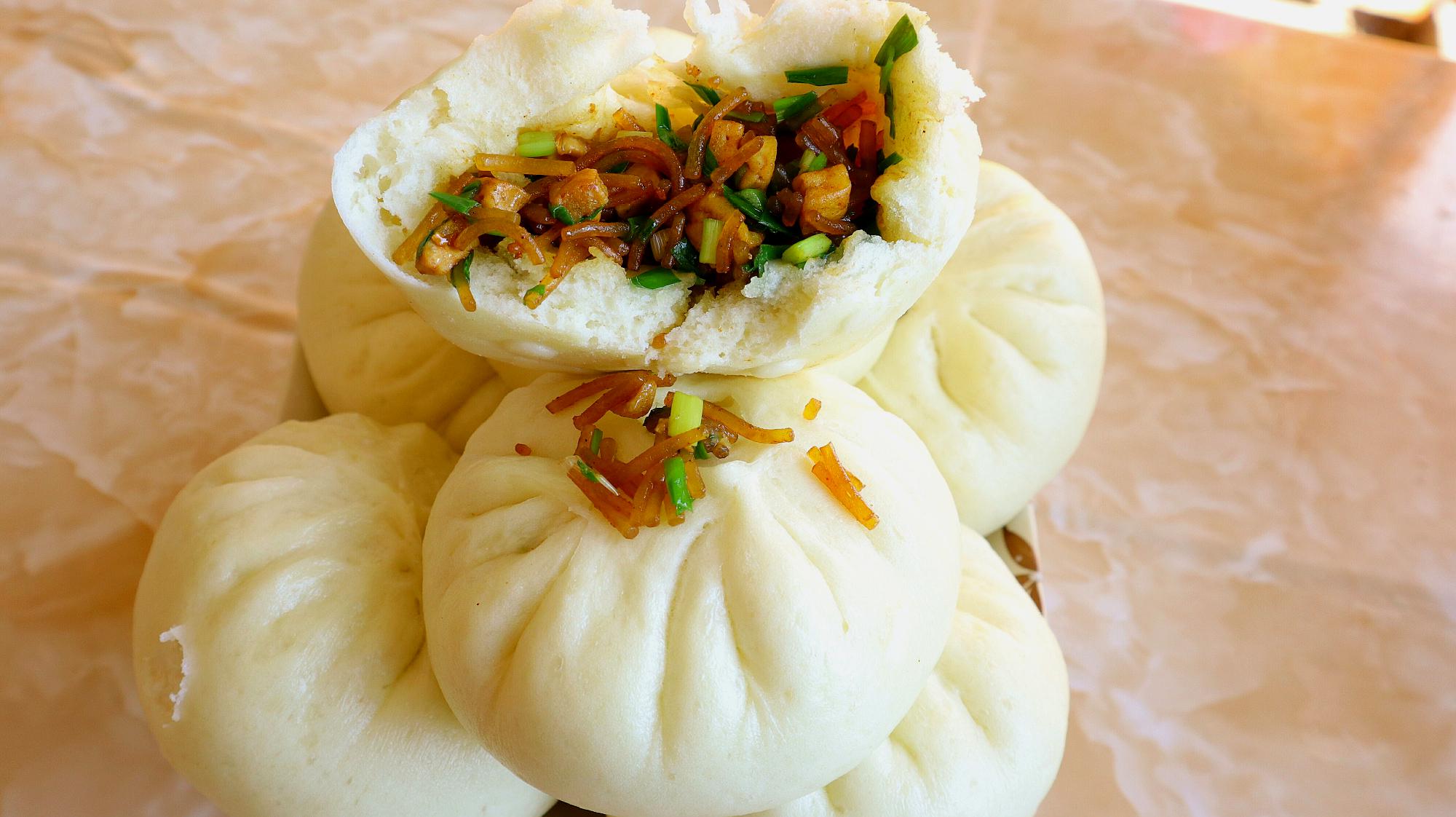 三妹教你素包子美味做法,出锅个个皮软馅鲜不变色,比买的还好吃