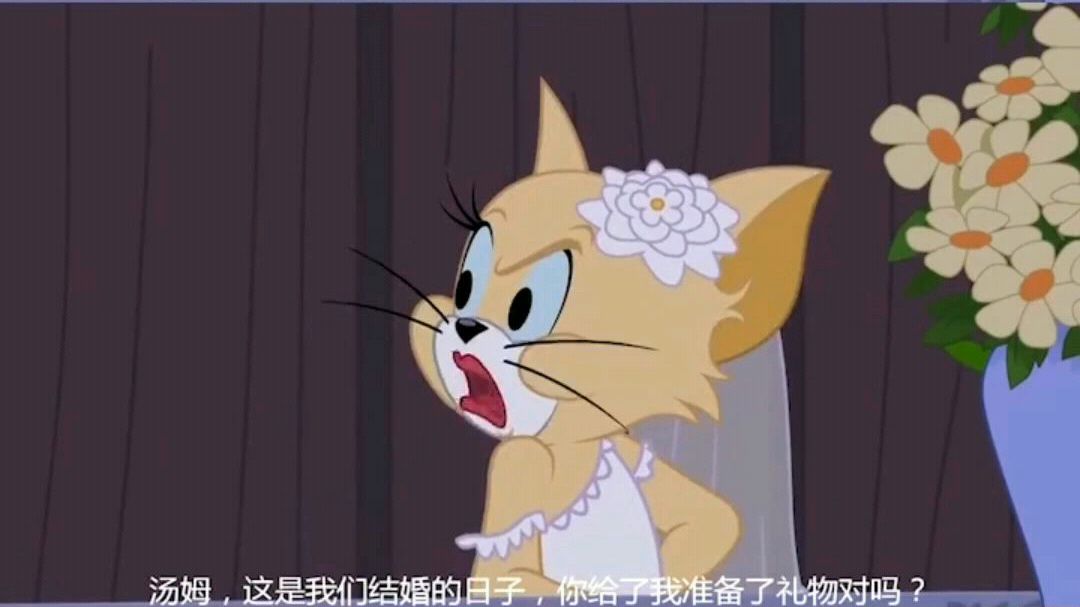汤姆猫终于娶媳妇了,可怜了杰瑞还得给他们当保姆!
