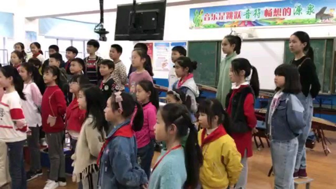 [图]天长市实验小学合唱团排练歌曲――库斯科邮车