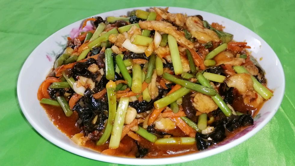 原来家常版鱼香肉丝这样做,鱼香汁比例很关键,酸甜辣咸鲜!!