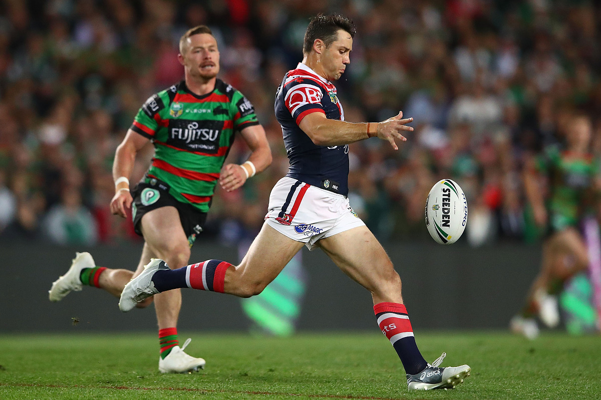 sydney, australia - september 22:  cooper cronk of the roosters 