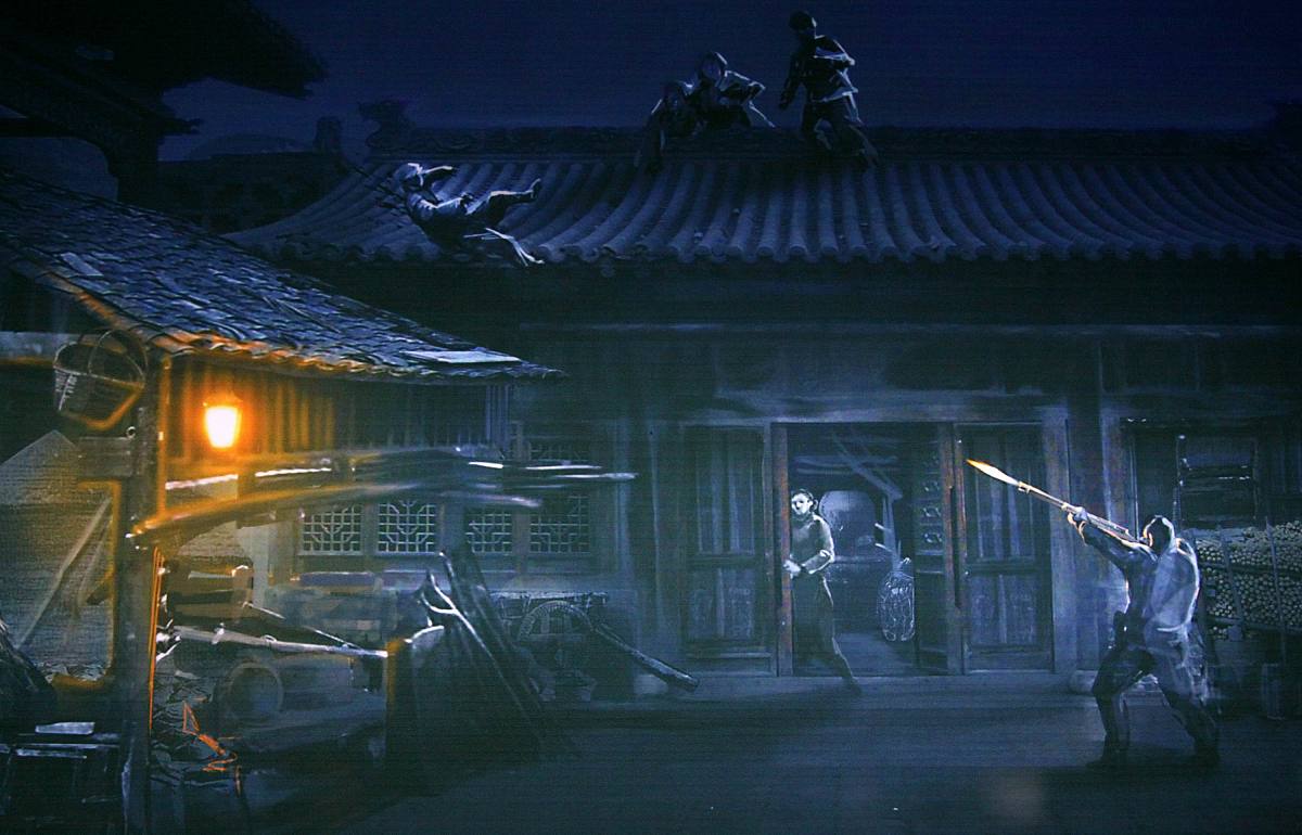 暴雪封港，江湖客的夜间抉择：是去酒馆寻乐，还是闭门练剑？