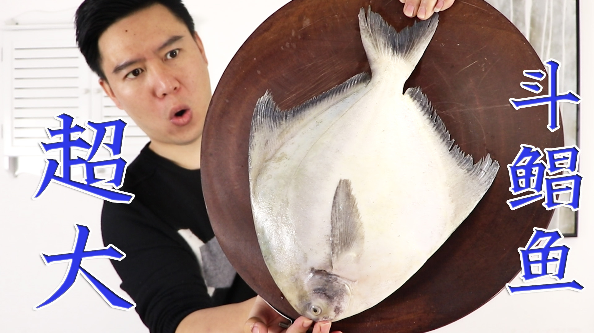 330买一头超大野生斗鲳鱼,圆嘟嘟的全身都是肉,特别的鲜嫩美味