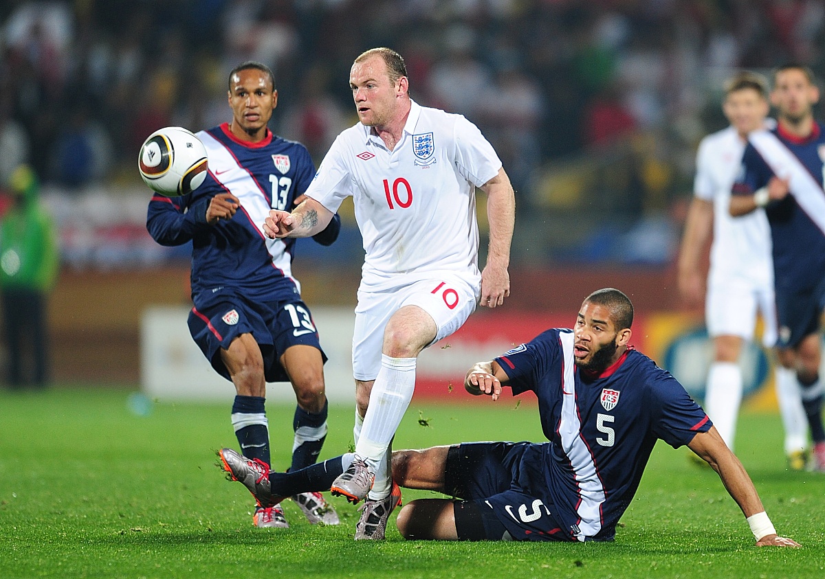 2010年6月12日,南非鲁斯滕堡,2010世界杯c组小组赛首轮,英格兰vs美国.
