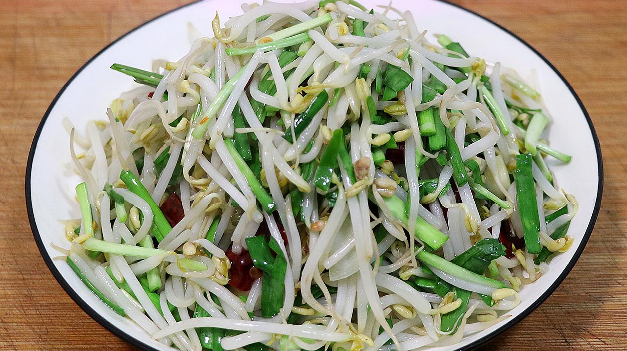 炒绿豆芽要不要先焯水，教你正确做法，清脆爽口不出水，做法简单