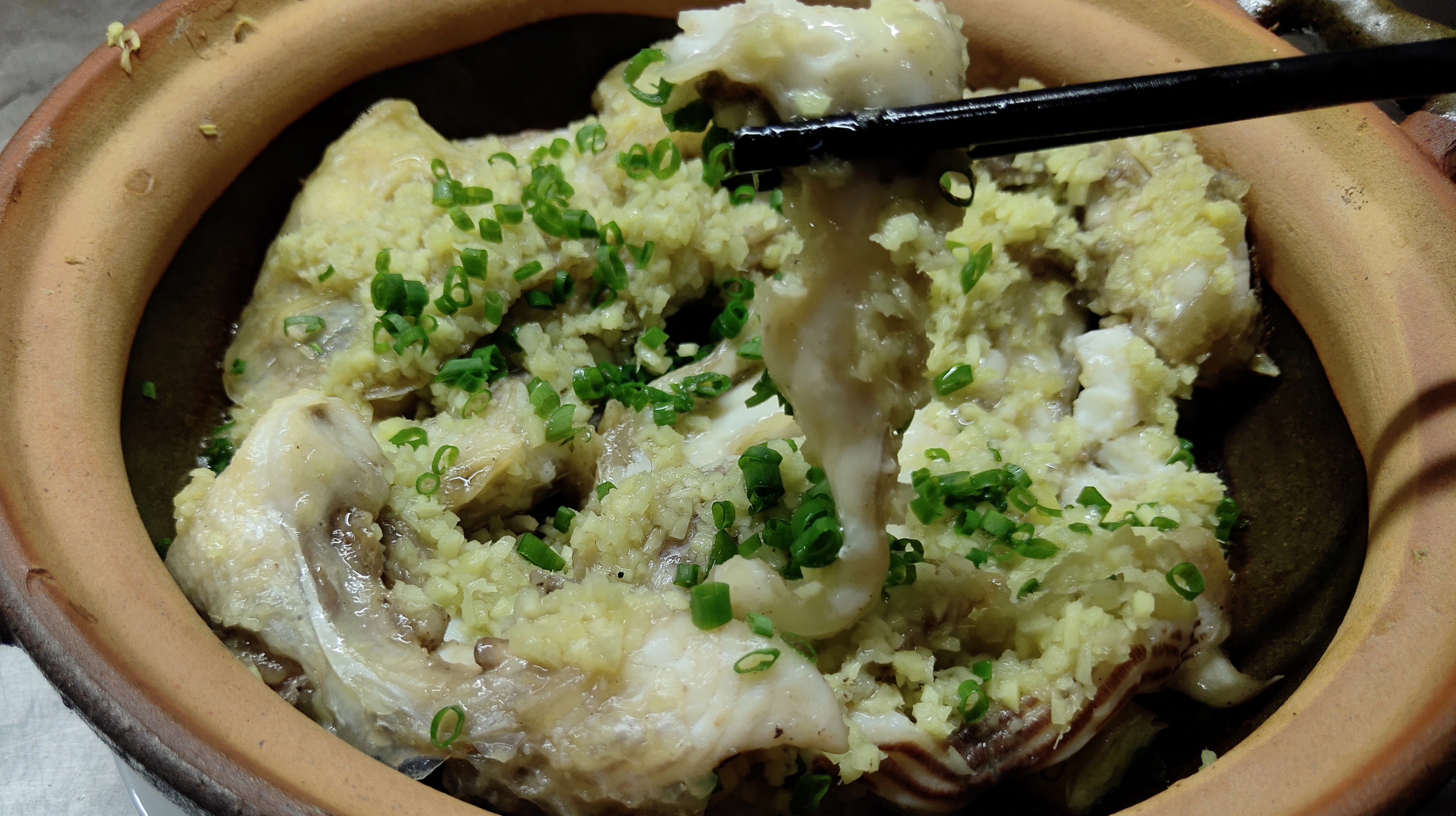 鲜,香,嫩,滑的姜蓉生焗珍珠鱼,这种做法适合做任何的鱼