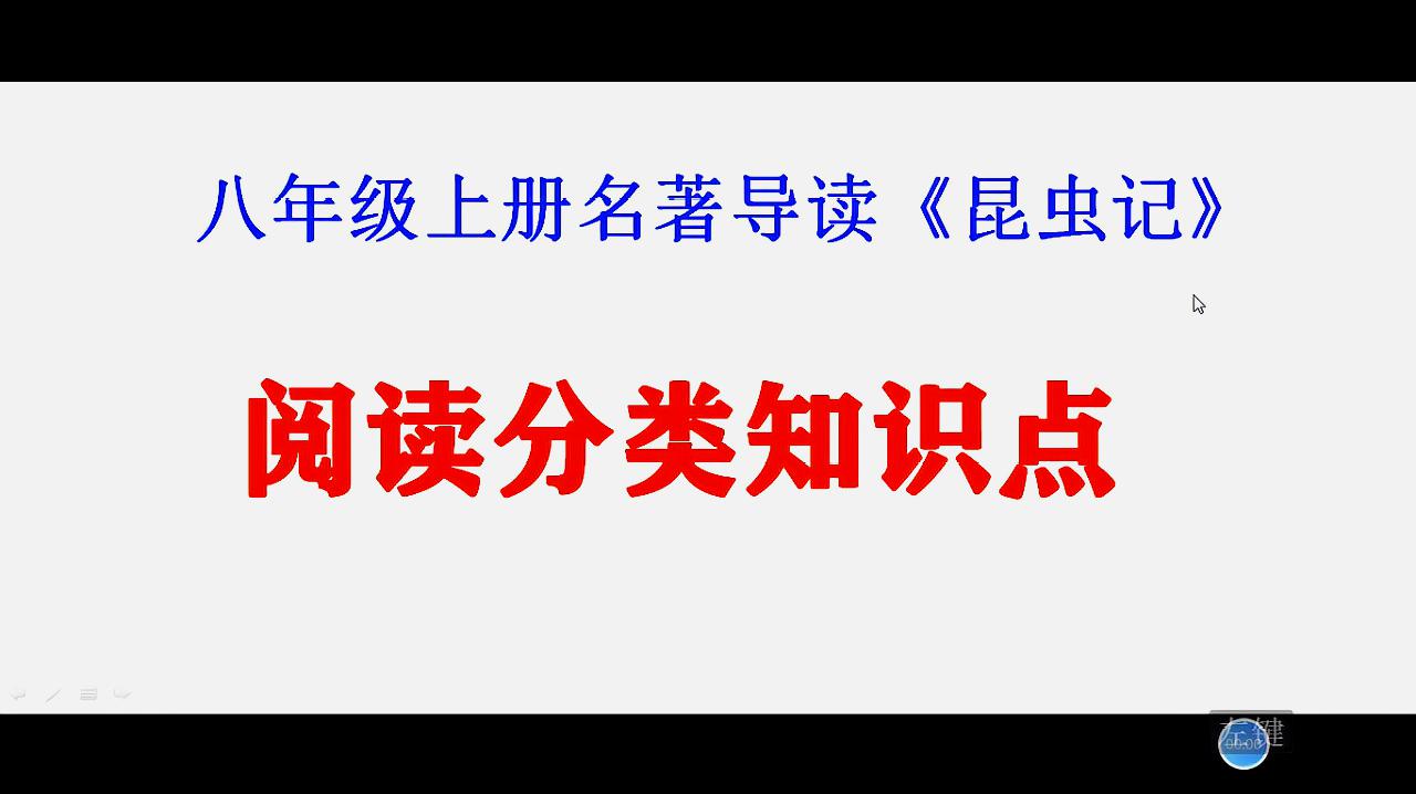 [图]八年级下册名著阅读,《昆虫记》主要昆虫分类介绍,初中课外阅读