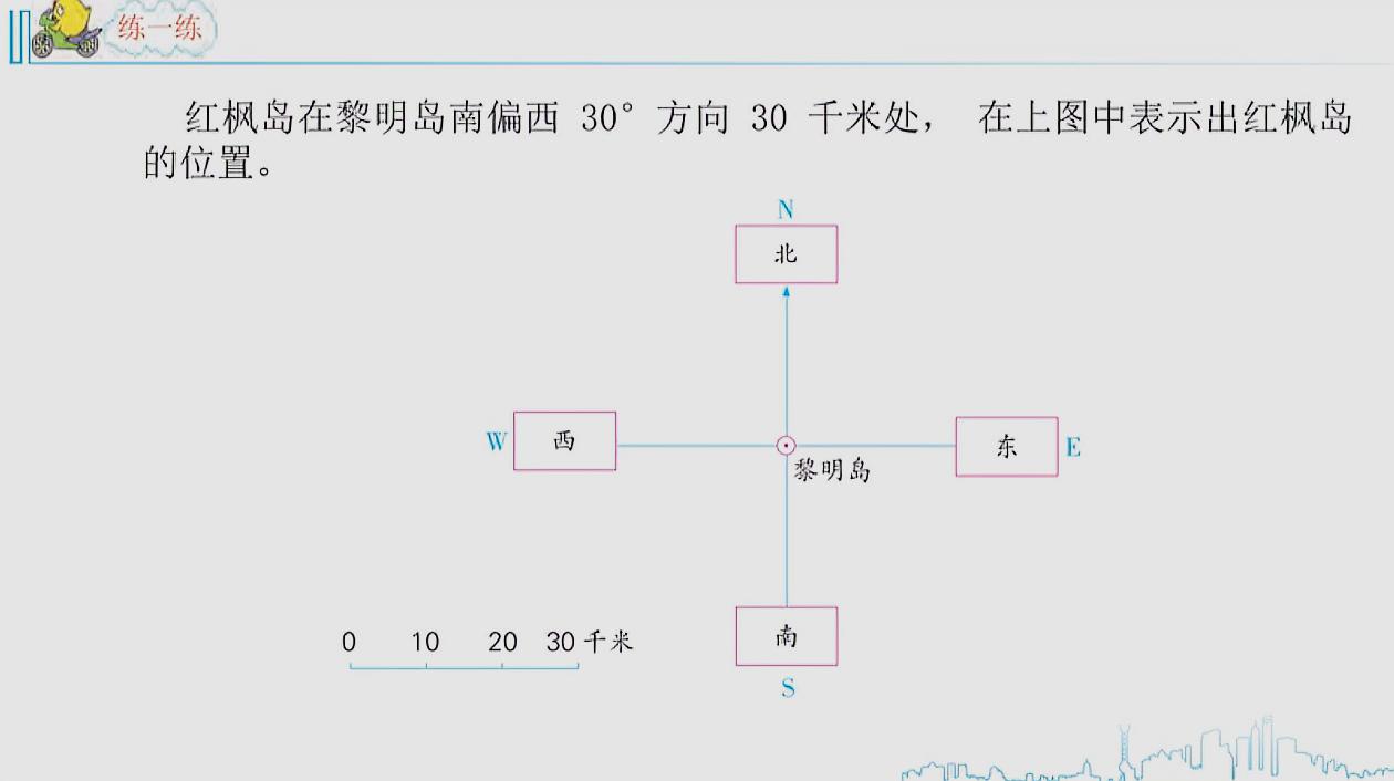 [图]六年级数学下册 5.2《用方向和距离确定位置 (2)》视频讲解