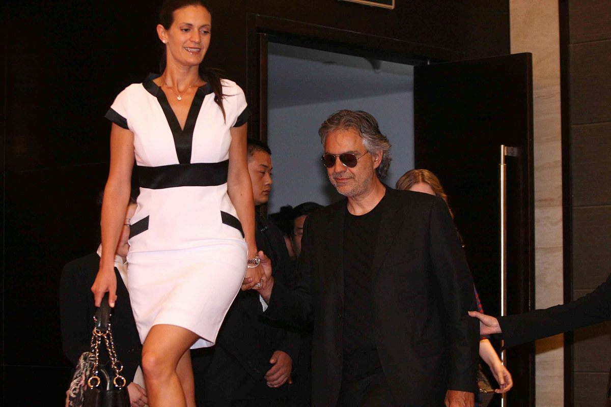 2011年5月19日,北京,意大利盲人歌唱家安德烈-波切利(andrea bocelli)