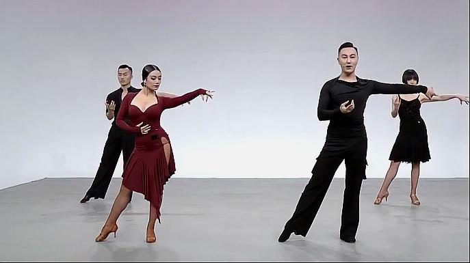 舞蹈教程:超好学的伦巴舞,讲解详细,步骤清晰