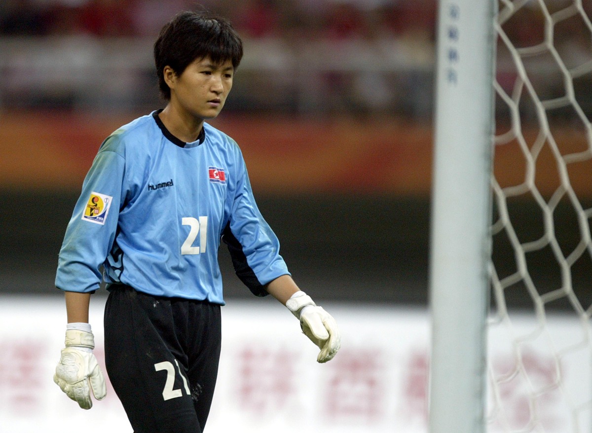 2007年9月18日,天津,女足世界杯b组小组赛,朝鲜国家女子足球队对阵瑞