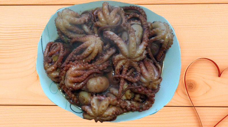 教你红烧八爪鱼的家常做法,非常入味,关键一看就会