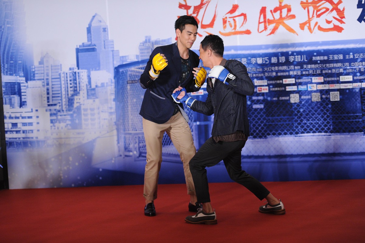 2013年07月23日,北京,电影《激战》在京举办"热血映撼"发布会.***_***