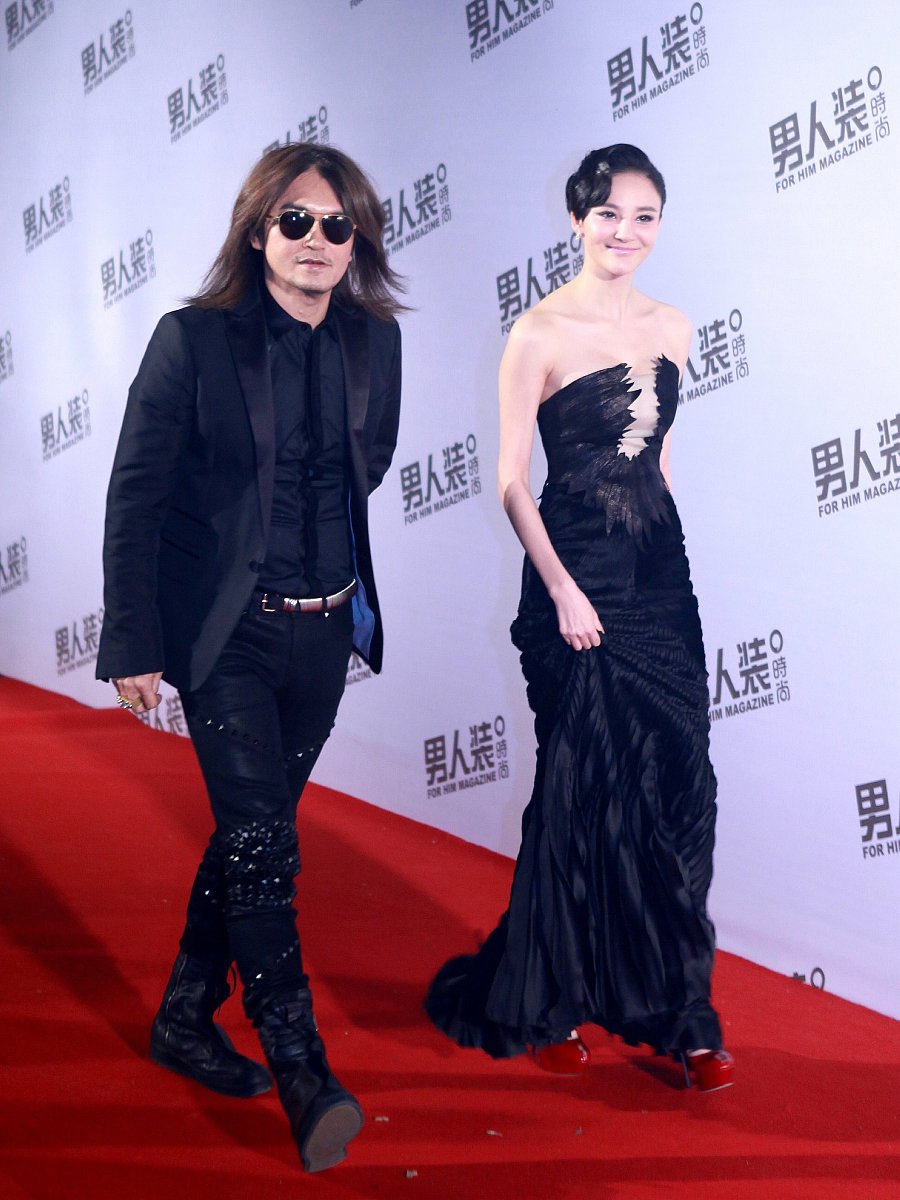 2012年9月12日,北京,《男人装》百期活动举行.***_***迪克牛仔 刘雨欣