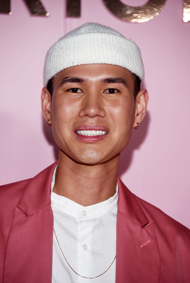 当地时间2019年4月4日,美国加利福尼亚,明星出席 patrick ta美妆发布