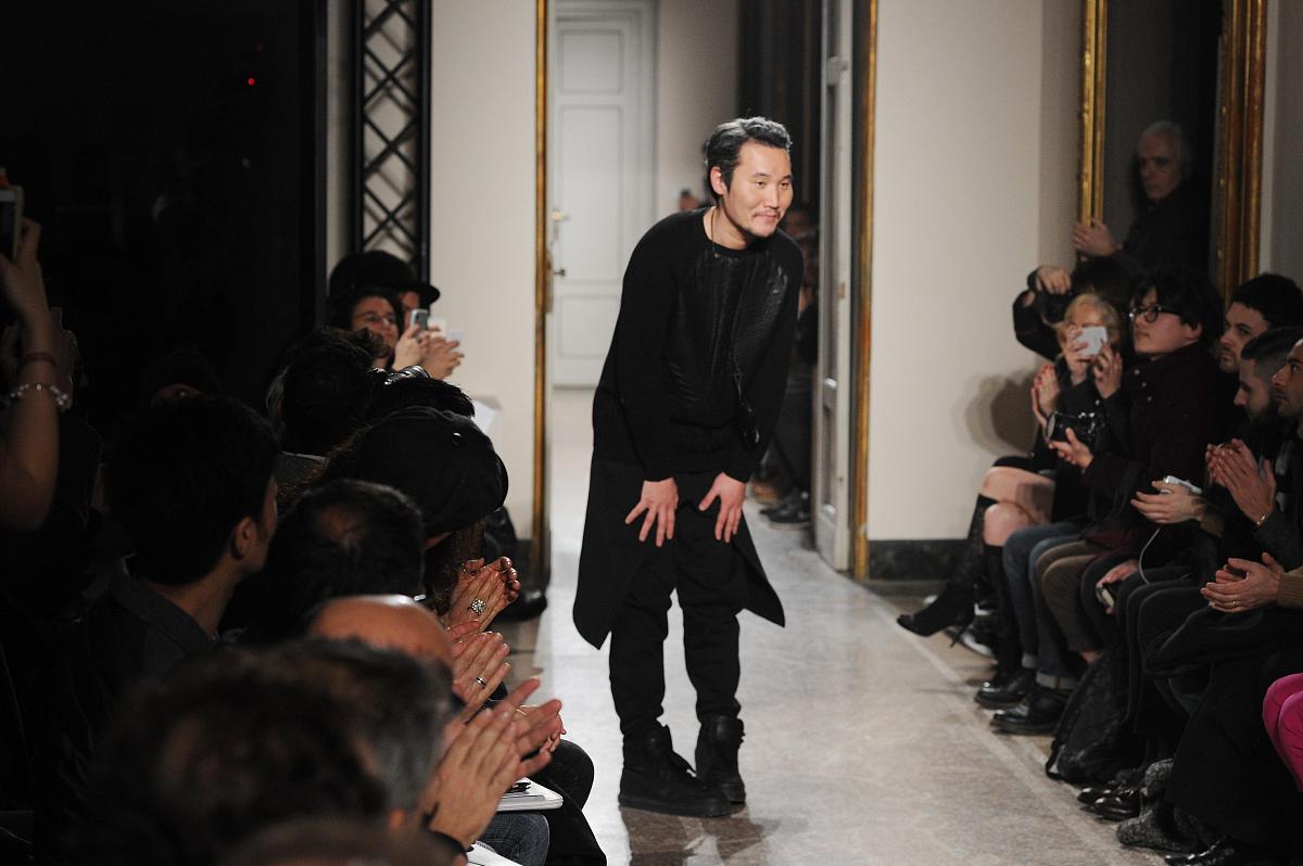 2014年1月15日讯,米兰,当地时间1月14日,2014米兰男装周(秋冬):d.gnak