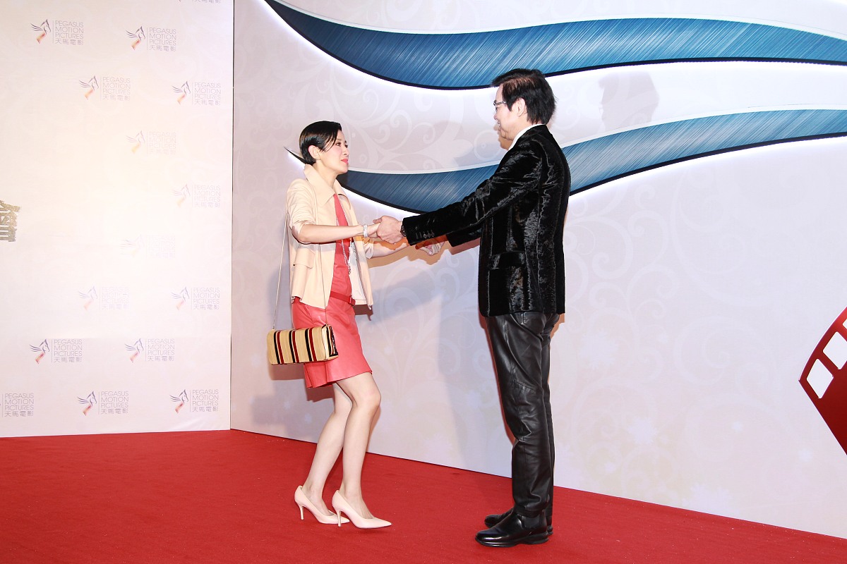 2014年2月9日,香港,天马娱乐举办春茗活动.***_*** , 黄百鸣 吴君如