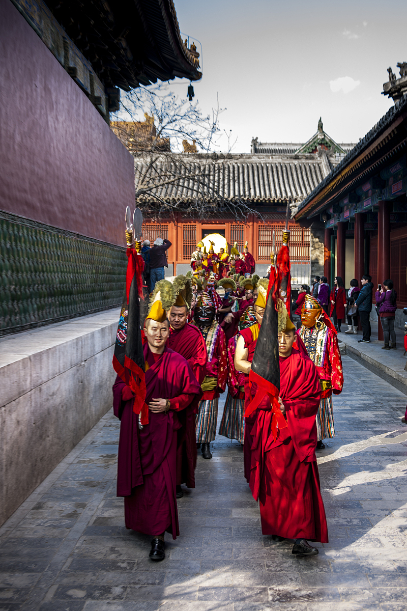 ***_***2017年2月25日,北京雍和宫大愿祈祷法会与金刚驱魔神舞,又称善
