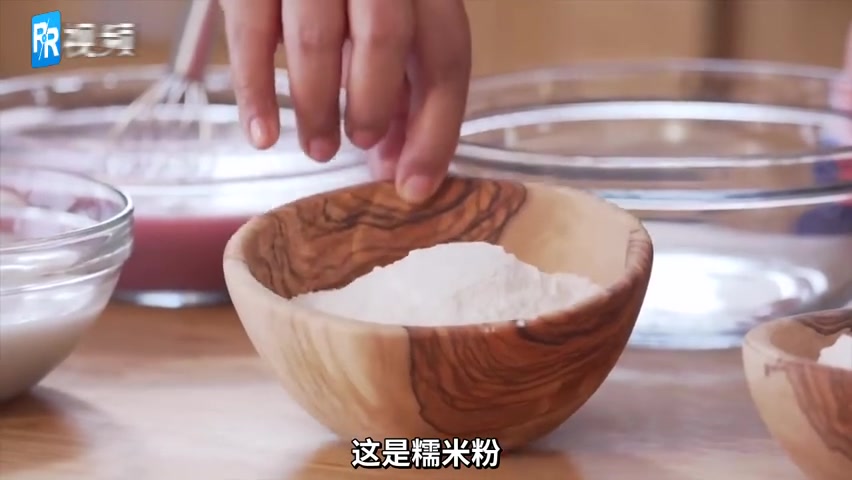 泰式甜点草莓椰子分层蒸米糕 颜值超能打哟~