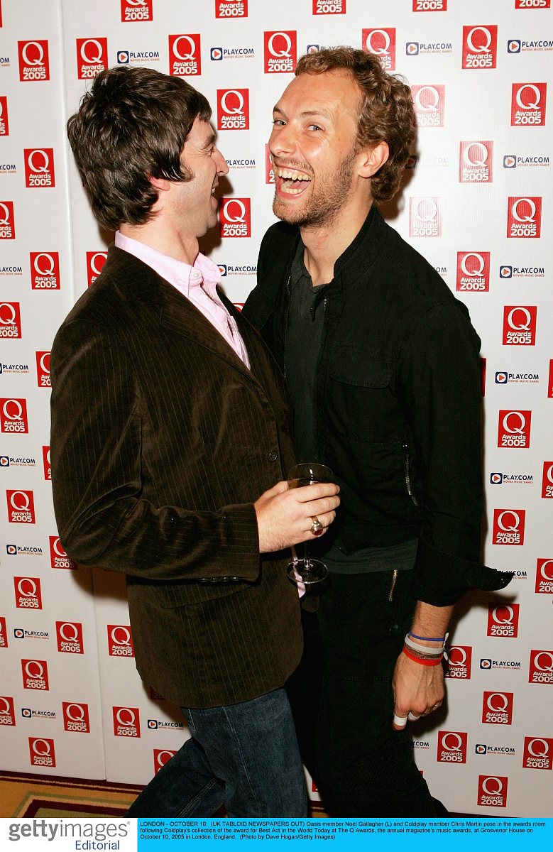 london - october 10:  (uk tabloid newspapers out) oasis member n