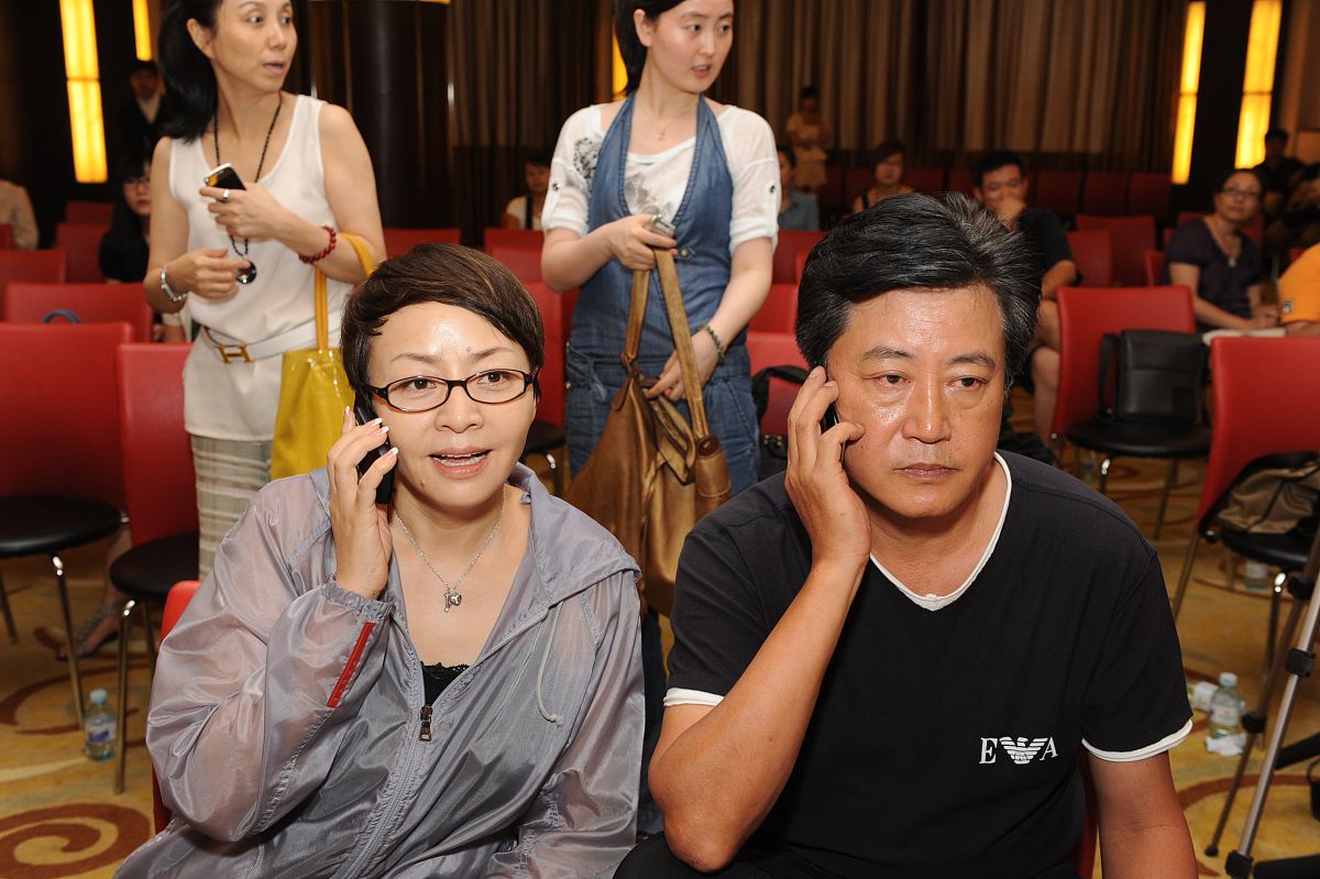 2010年8月9日,北京,电视剧《家,n次方》举行发布会.宋丹丹  赵宝刚+++