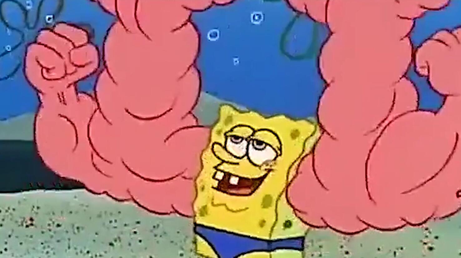 海绵宝宝4种异化,很少有人注意到,海绵宝宝开车时的恐怖反应!