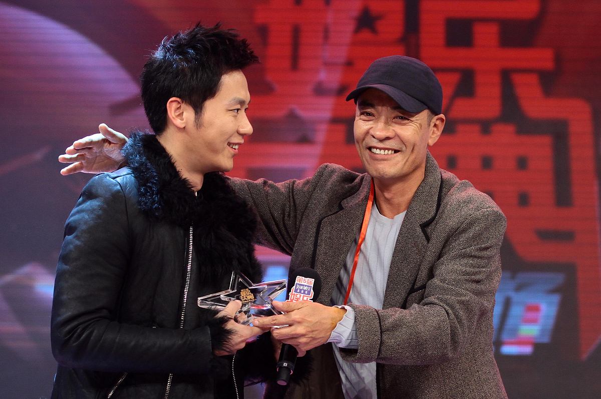 2011年3月7日,北京,2011第五届娱乐大典启动仪式举行.李晨 刘威+++_++
