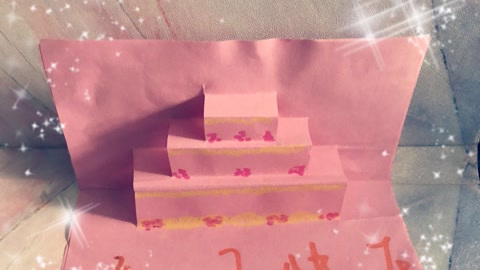 手工DIY立体生日贺卡,简单漂亮又好做,手残党也能做出来