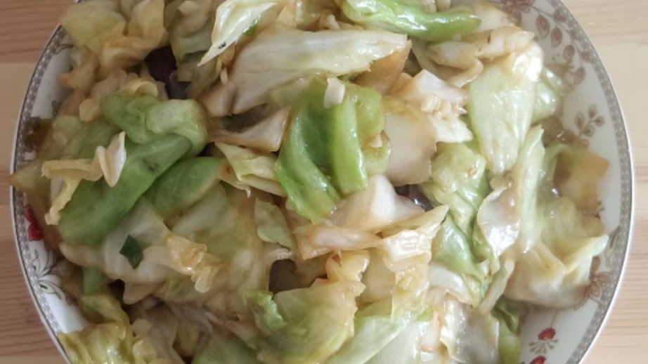 华仔美食家常菜,简单易学,好吃的蒜蓉圆白菜