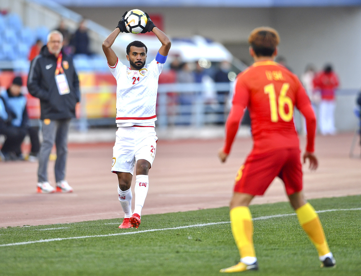 2018u23亚洲杯小组赛:中国男足vs阿曼