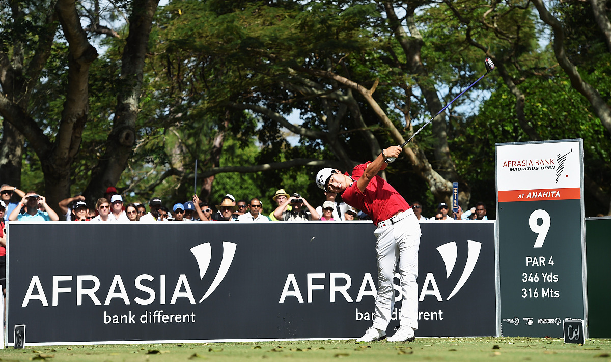 poste de flacq, mauritius - may 15:  jeunghun wang of korea play