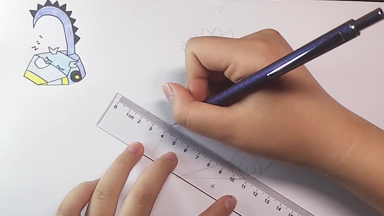 《机器人争霸》儿童手绘简笔画之机器人斯巴达