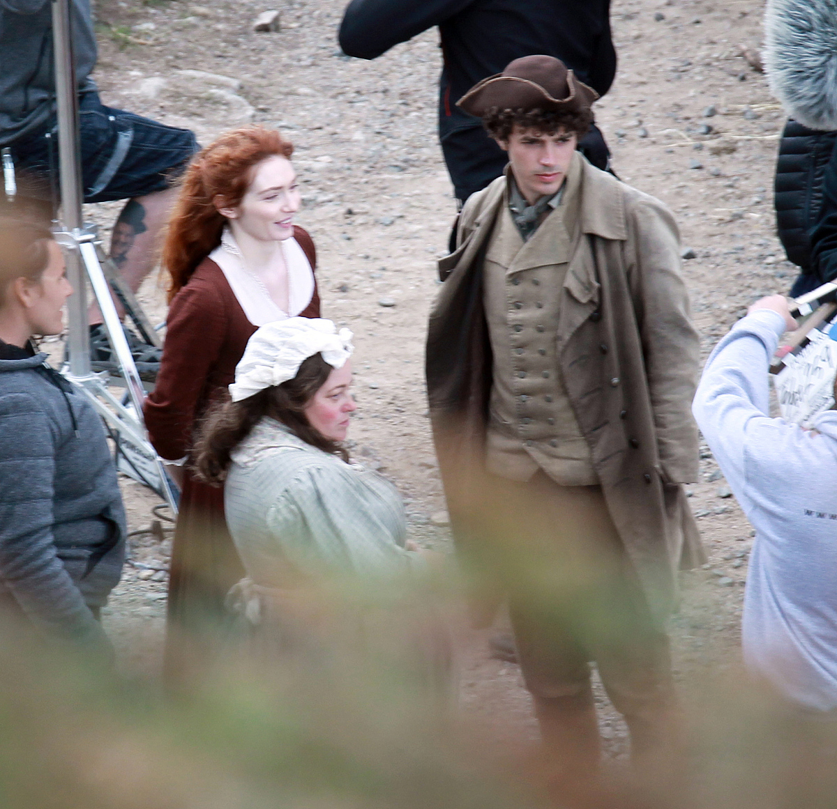 当地时间2018年9月28日,英国,明星拍摄第五季《波尔达克》(poldark).*