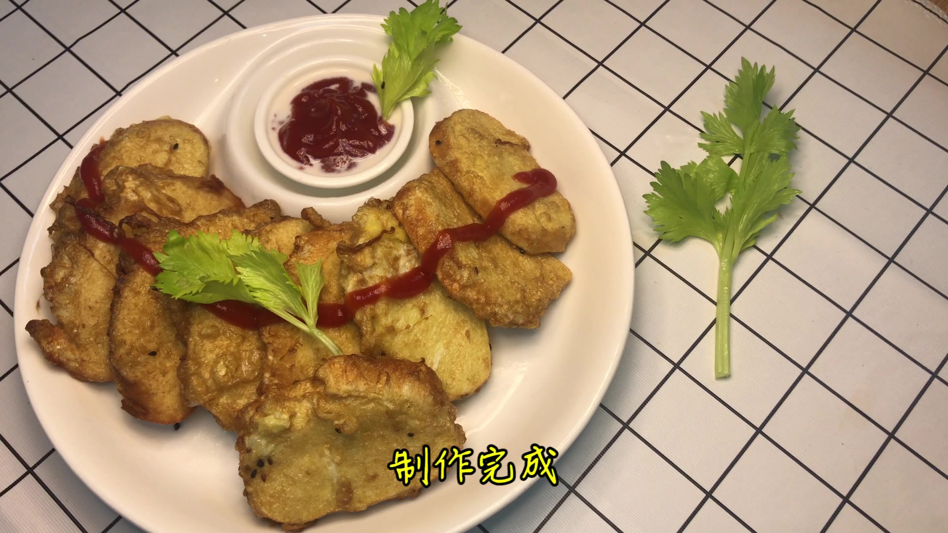 鸡蛋香炸馒头片,早餐首选之一,营养又充饥