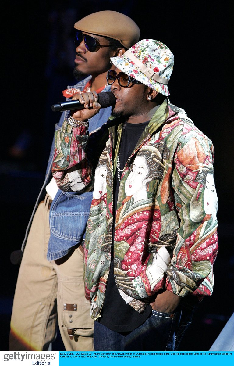 new york - october 07:  andre benjamin and antwan patton of outk