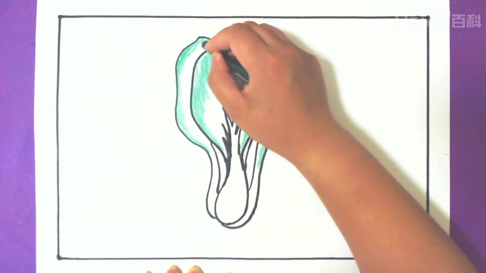 钢笔画创意油菜简单几步