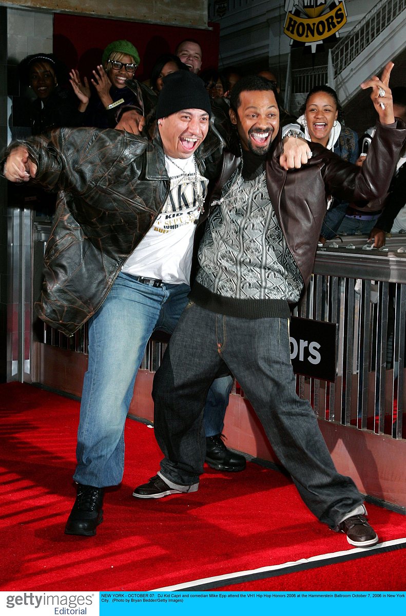 new york - october 07:  dj kid capri and comedian mike epp atten