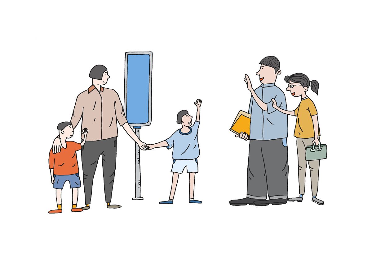 漫画:暑期托管孩子
