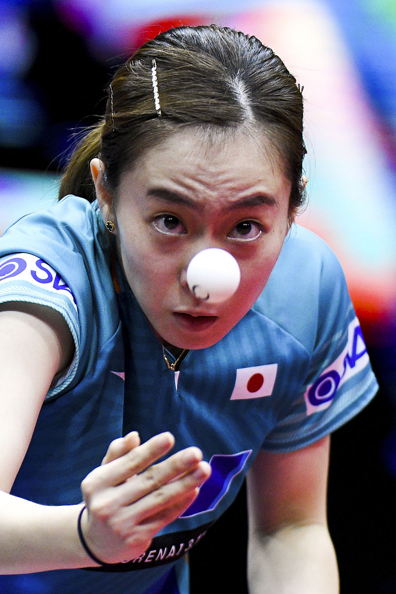 2019年10月19日,四川成都,2019国际乒联女子世界杯次日赛况.石川佳纯