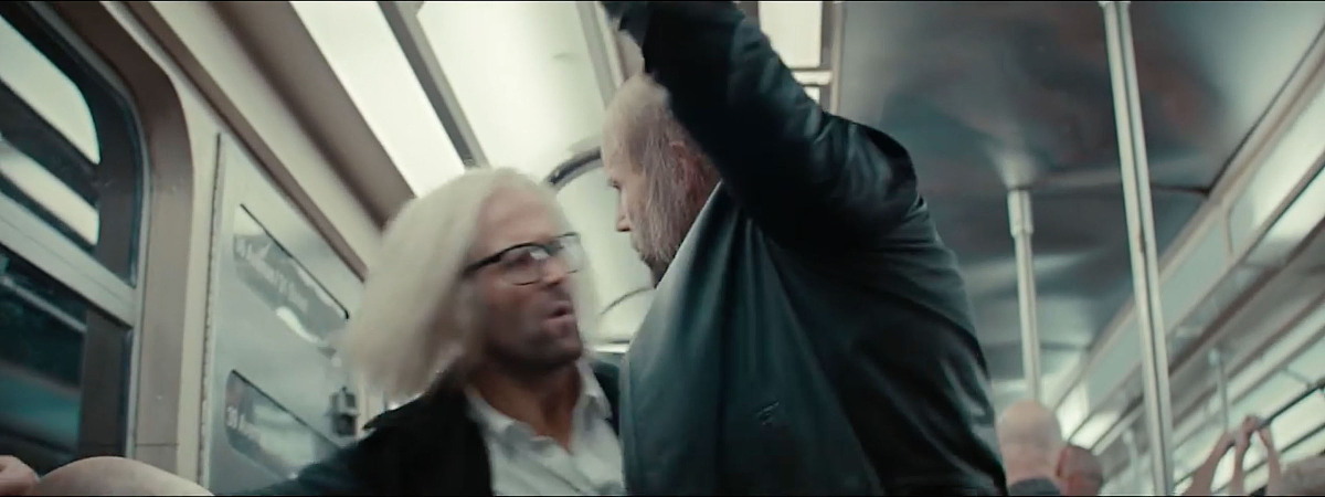 日前,美国洛杉矶,杰森·斯坦森(jason statham)拍摄<strong>广告</strong>.
