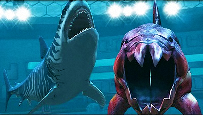 侏罗纪世界游戏:被邓氏鱼压制的三尖股龙 恐龙公园