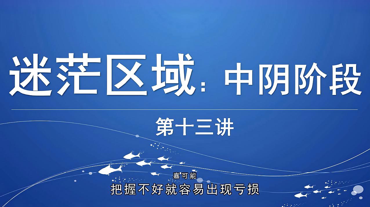 [图]「嘉可能」缠论入门《缠论中阴阶段》缠论108课教程