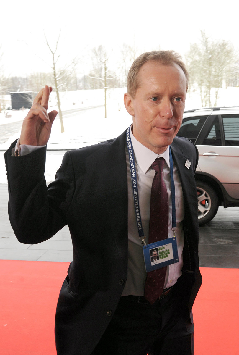 ceo of england 2018 andy anson arrives at the at the zurich exhi