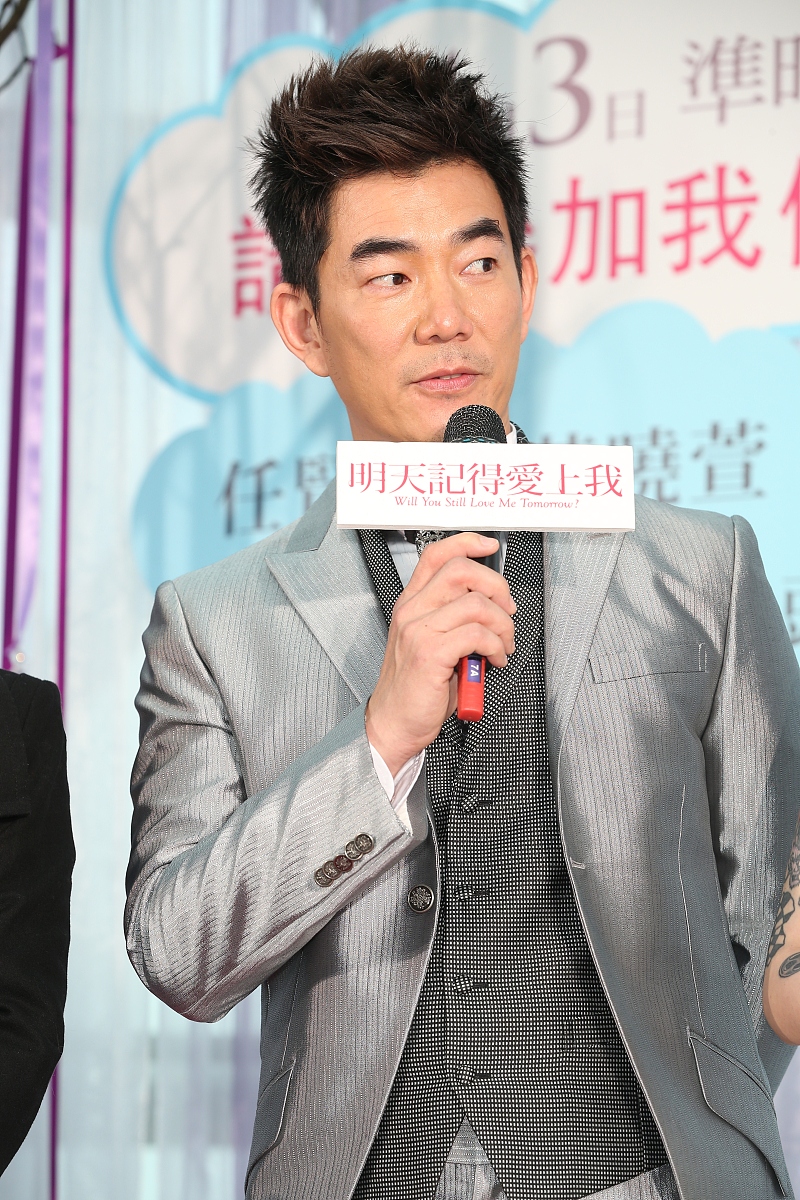 2013年3月14日,台北,电影《明天记得爱上我》宣传.***_***任贤齐 , ++