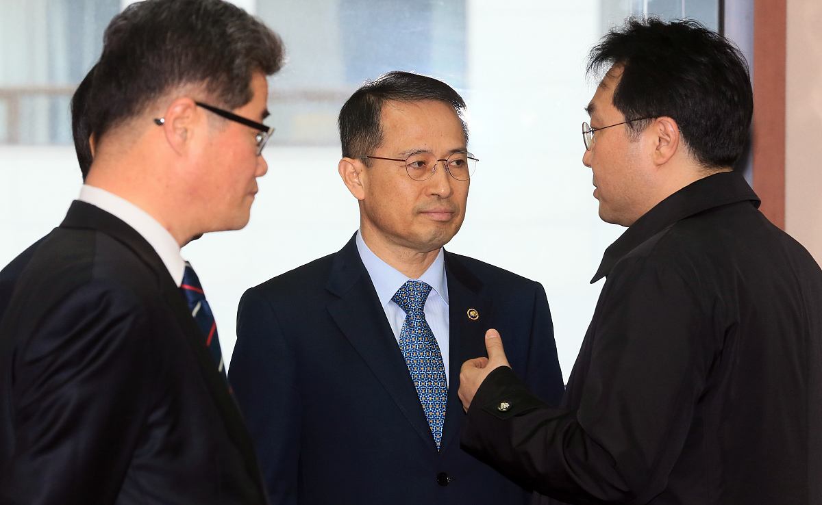 当地时间2013年4月3日,韩国首尔,"朝核安全战略特别委员会会议"3日在